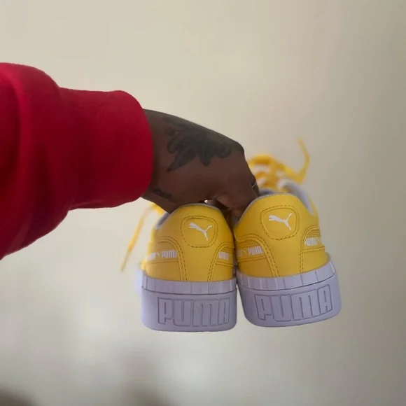 Puma Kids Yellow Sneakers - Picture 6 of 7